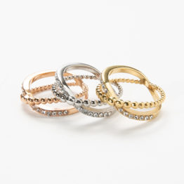 SWAROVSKI cross dot ring_SET_wp01