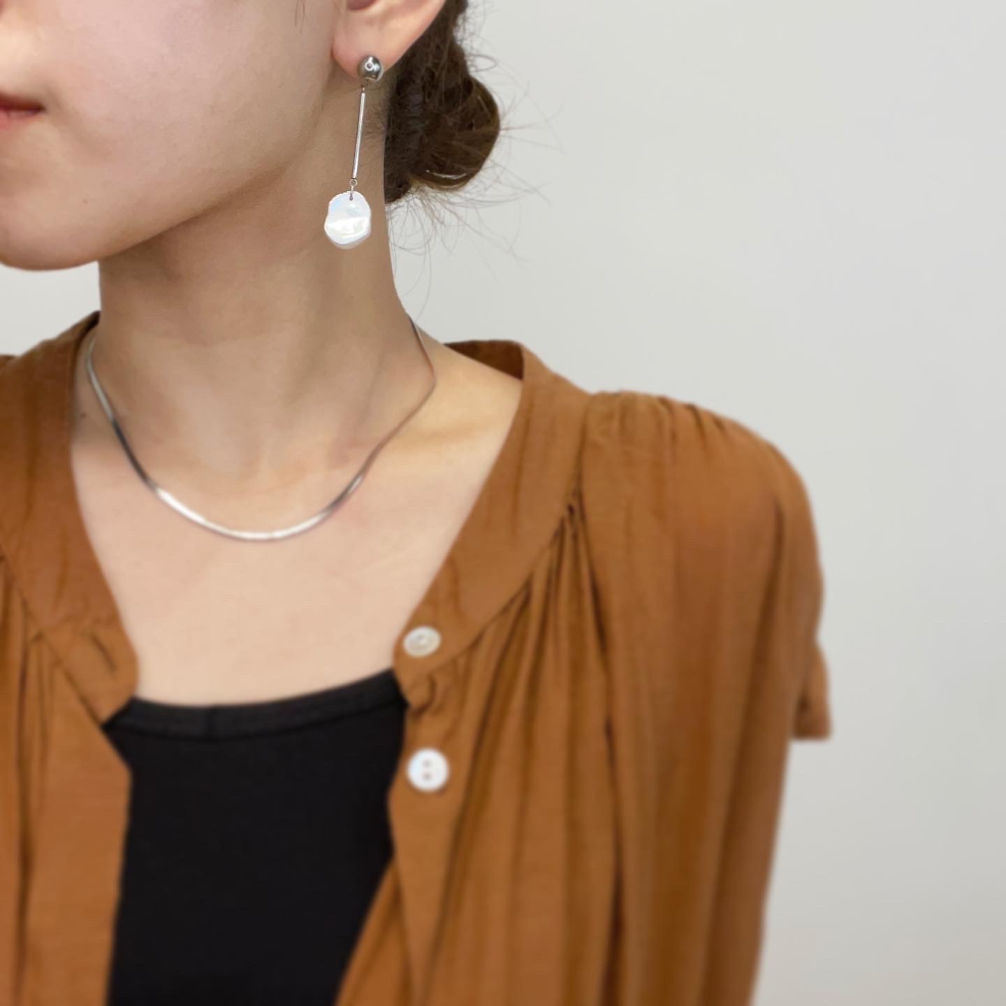 stick pearl pierce | Rakii online shop